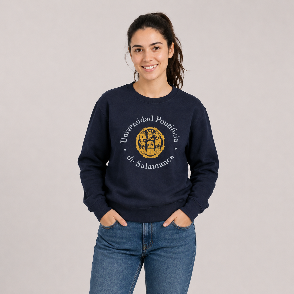Sudadera clásica con escudo UPSA