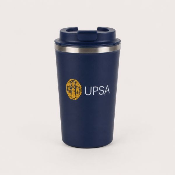 Vaso térmico reutilizable UPSA azul marino