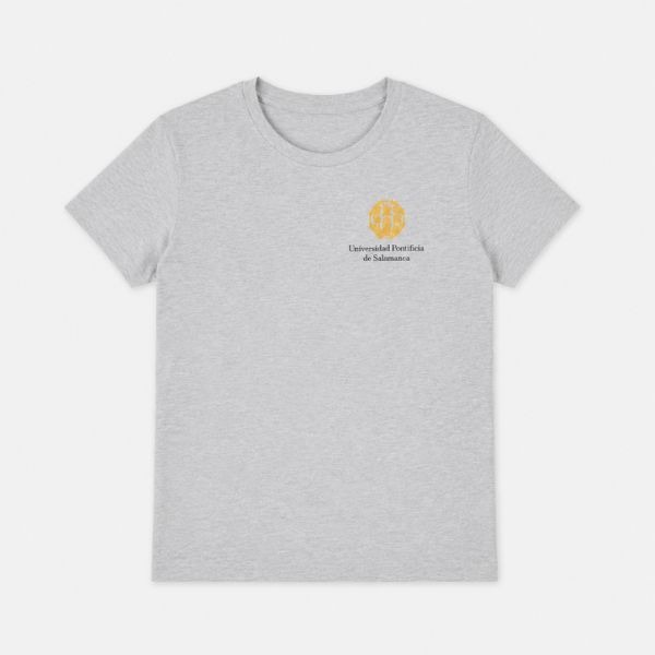 Camiseta UPSA gris logo pequeño