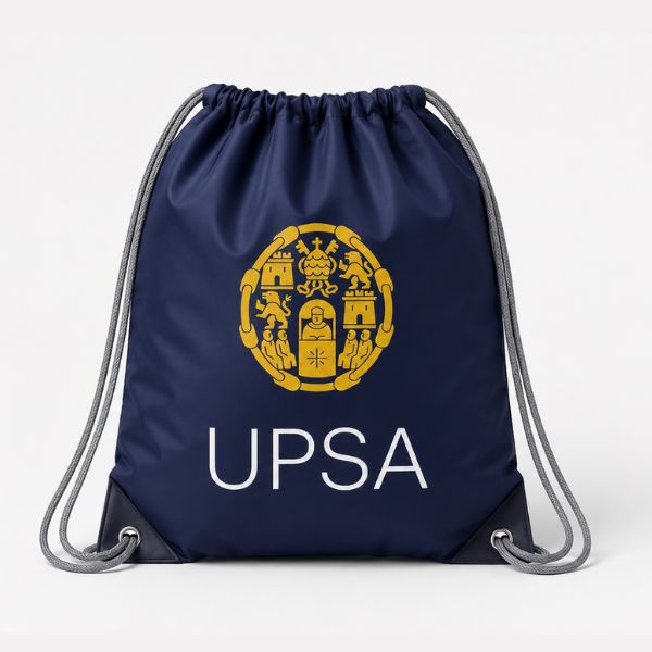 Mochila de cuerdas UPSA azul marino